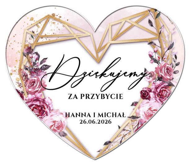 Podziękowania Magnesy Dalia