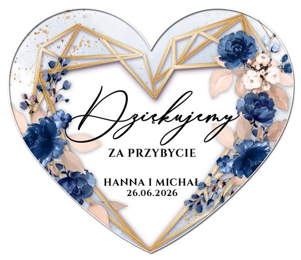 Podziękowania Magnesy Dalia