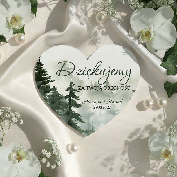 Podziękowania dla gości magnesy - Daniela