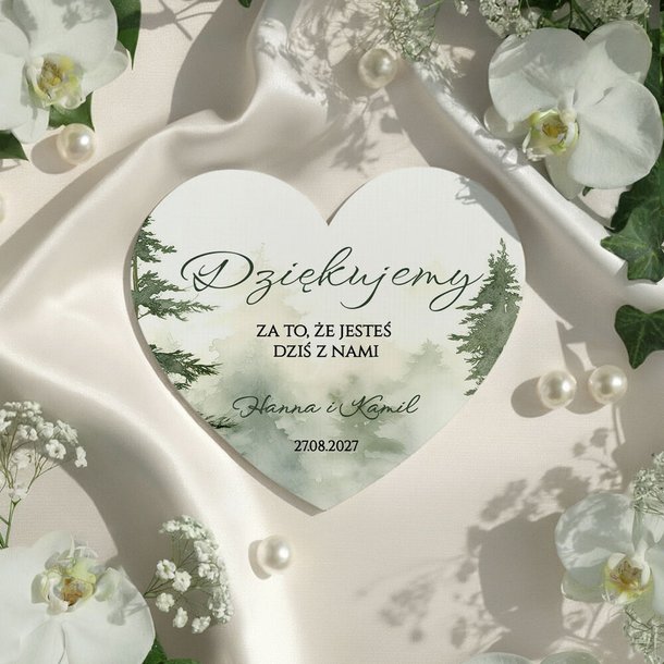 Podziękowania dla gości magnesy - Daniela
