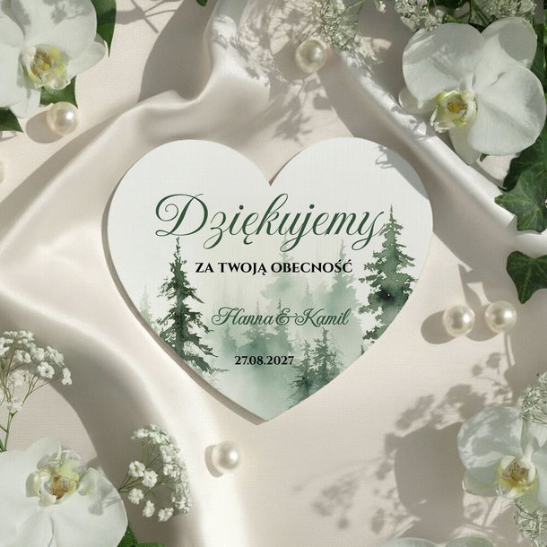 Podziękowania dla gości magnesy - Daniela