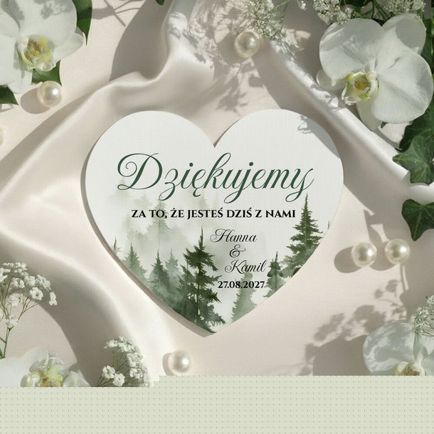 Podziękowania dla gości magnesy - Daniela