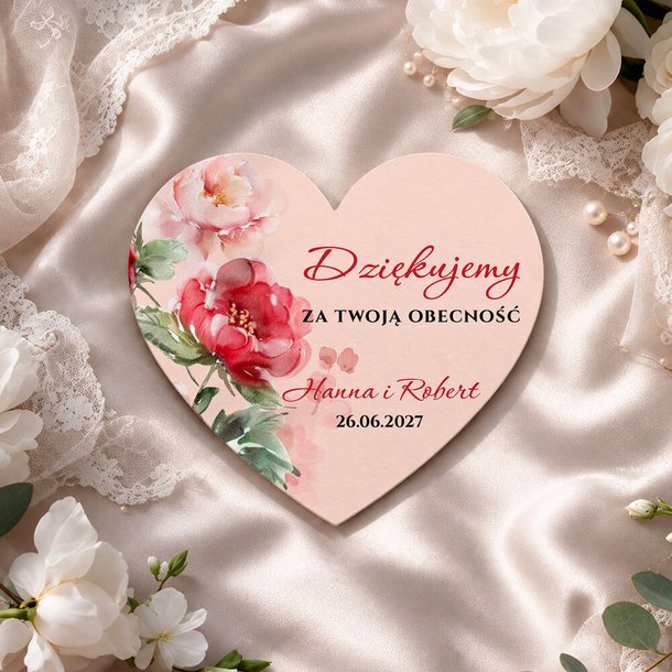 Podziękowania dla gości magnesy - Nerida