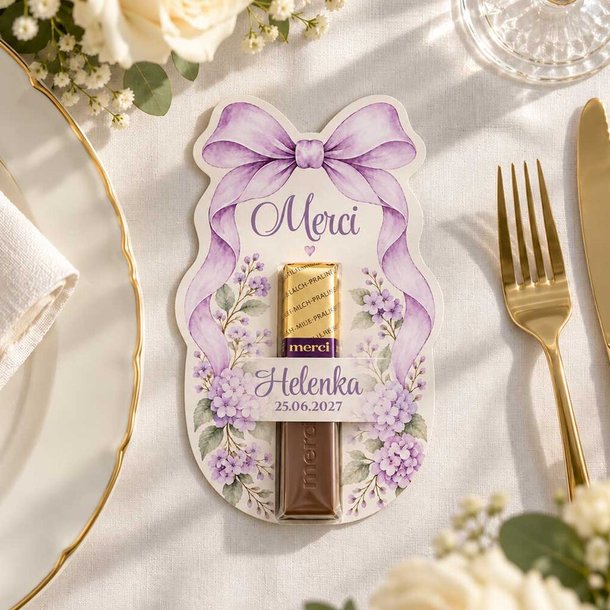 Podziękowania MERCI na chrzest