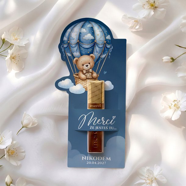 Podziękowania MERCI na chrzest - Lea
