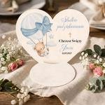 Podziękowania na chrzest tło - podkładka pod czekoladkę 11