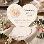 Podziękowania na chrzest tło - podkładka pod czekoladkę 15