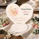 Podziękowania na chrzest tło - podkładka pod czekoladkę 20