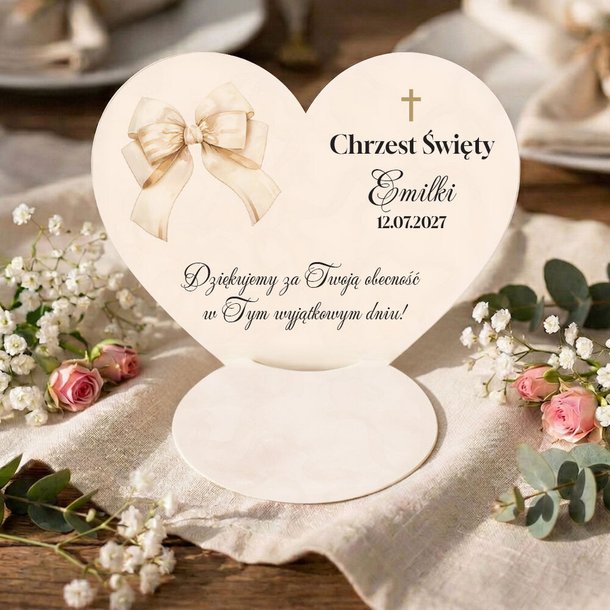 Podziękowania na chrzest tło - podkładka pod czekoladkę 2