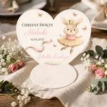 Podziękowania na chrzest tło - podkładka pod czekoladkę 37