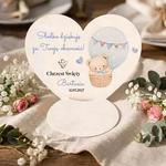 Podziękowania na chrzest tło - podkładka pod czekoladkę 10
