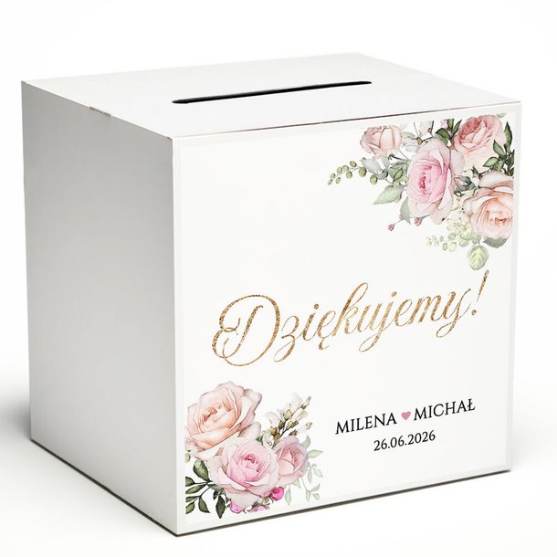 Pudełko na koperty Rose