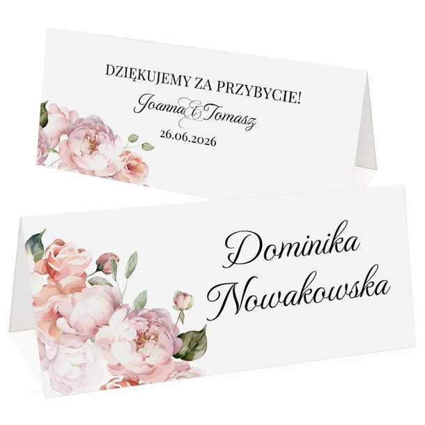 Winietki na stół - Milana