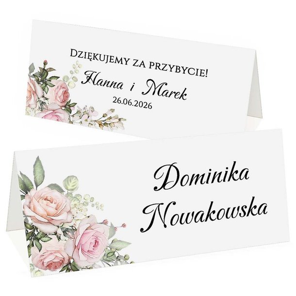 Winietki na stół - Julia