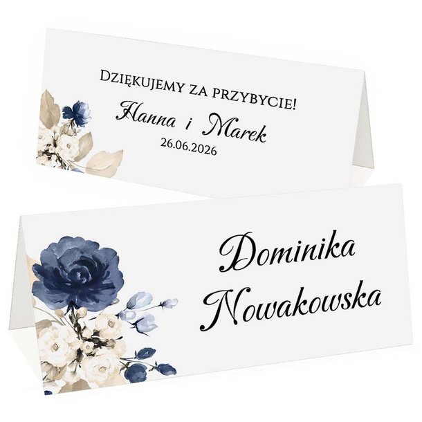 Winietki na stół - Oliwia