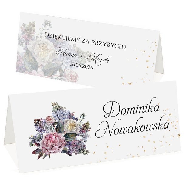 Winietki na stół Ariana