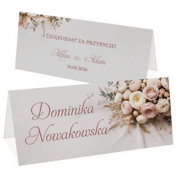 Winietki na stół Flawia