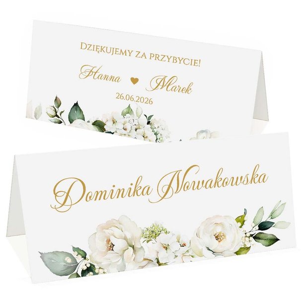 Winietki na stół - Ewelina