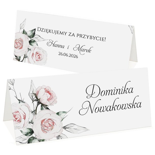 Winietki na stół - Julia