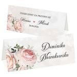 Winietki na stół Rose