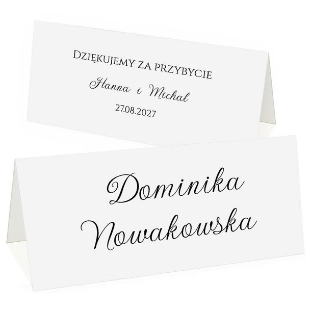 Winietki na stół - Dakota