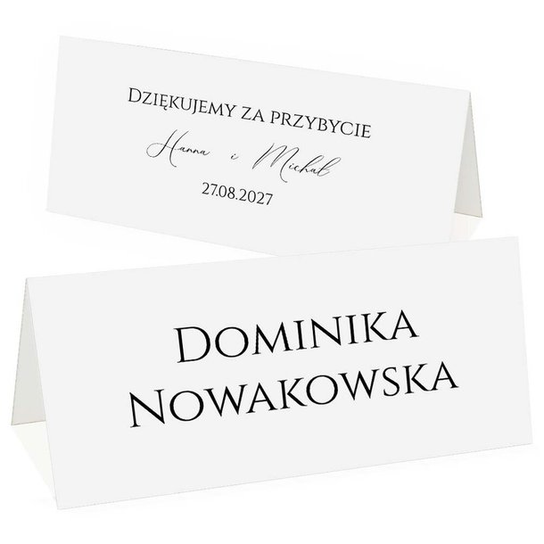 Winietki na stół - Dakota