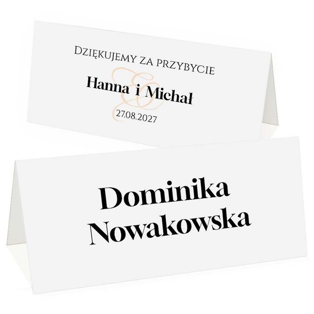 Winietki na stół - Dakota