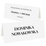 Winietki na stół - Dakota