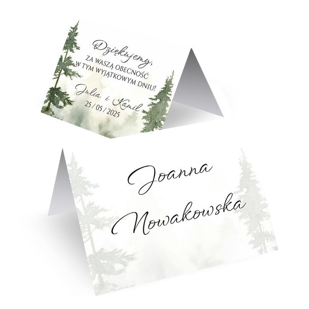 Winietki ślubne na stół - Daniela