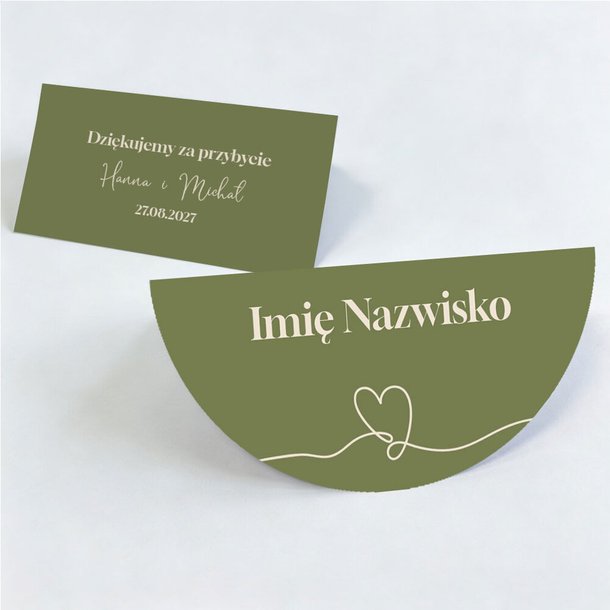 Winietki ślubne na stół - Penelopa - Nancy - Ariela