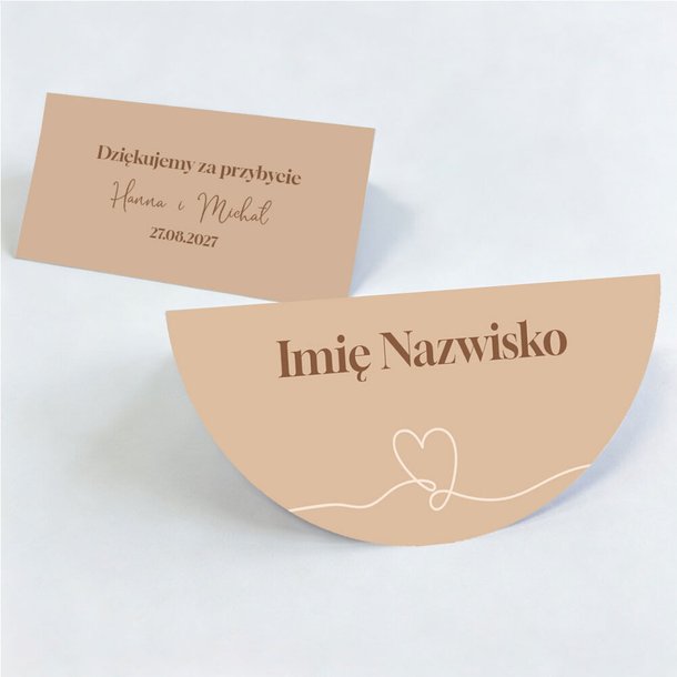 Winietki ślubne na stół - Penelopa - Nancy - Ariela