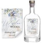 Naklejki na wódkę weselną 8szt - Diana
