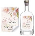 Naklejki na wódkę weselną 8szt - Diana