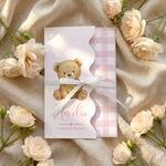 Zaproszenia na Chrzest falowane - Kiara