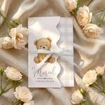 Zaproszenia na Chrzest falowane - Kiara