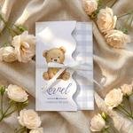 Zaproszenia na Chrzest falowane - Kiara