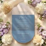 Zaproszenia na chrzest wycięcie w chmurkę - Rumi