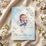 Zaproszenia na chrzest ze zdjęciem - Lulu