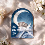 Zaproszenia na chrzest ze wstążką - Effie2