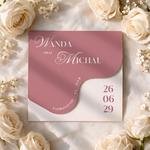 Zaproszenia ślubne falowane - Altea