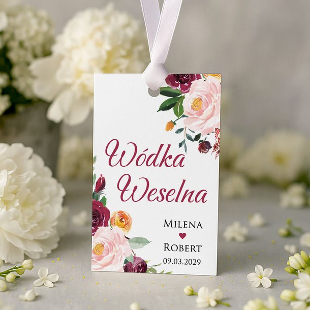Zawieszki na alkohol 10szt - Oliwia