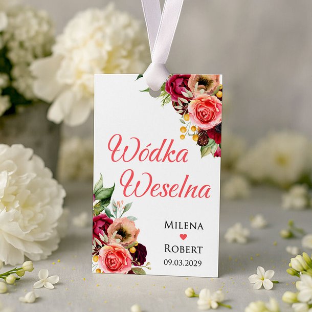 Zawieszki na alkohol 10szt - Oliwia