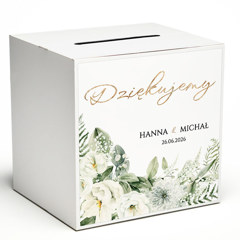 Pudełko na koperty – Gipsówka