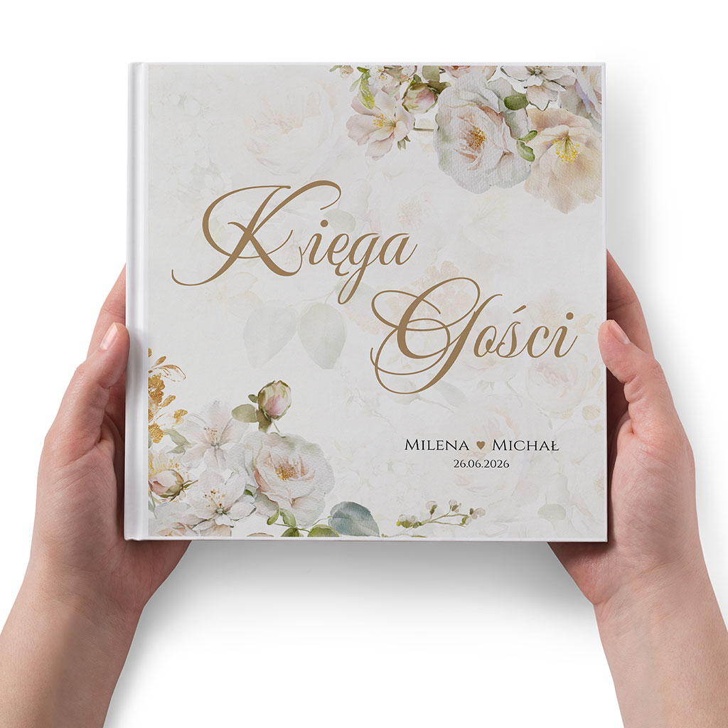 Księga gości weselnych - białe/czarne karty - Ariana2