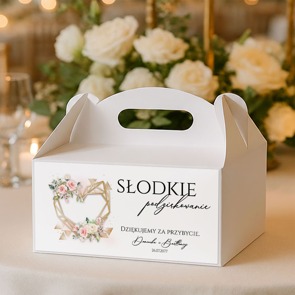 Naklejki na pudełka na ciasto 3 szt. - Ariana2