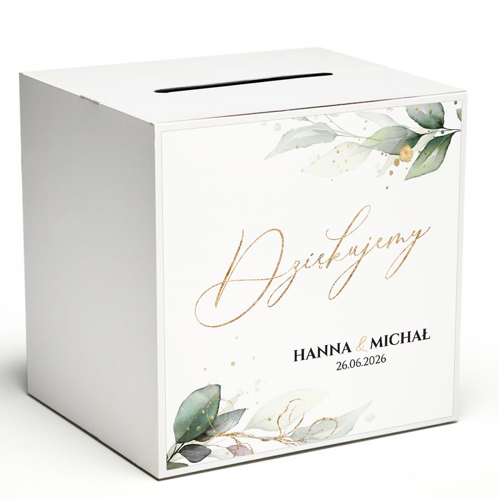 Pudełko na koperty – Eukaliptus