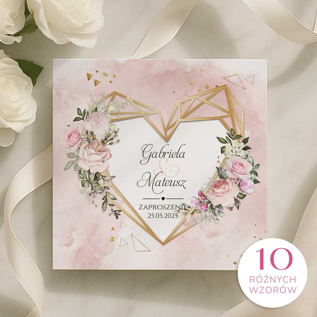 Zaproszenia Ślubne - Dalia