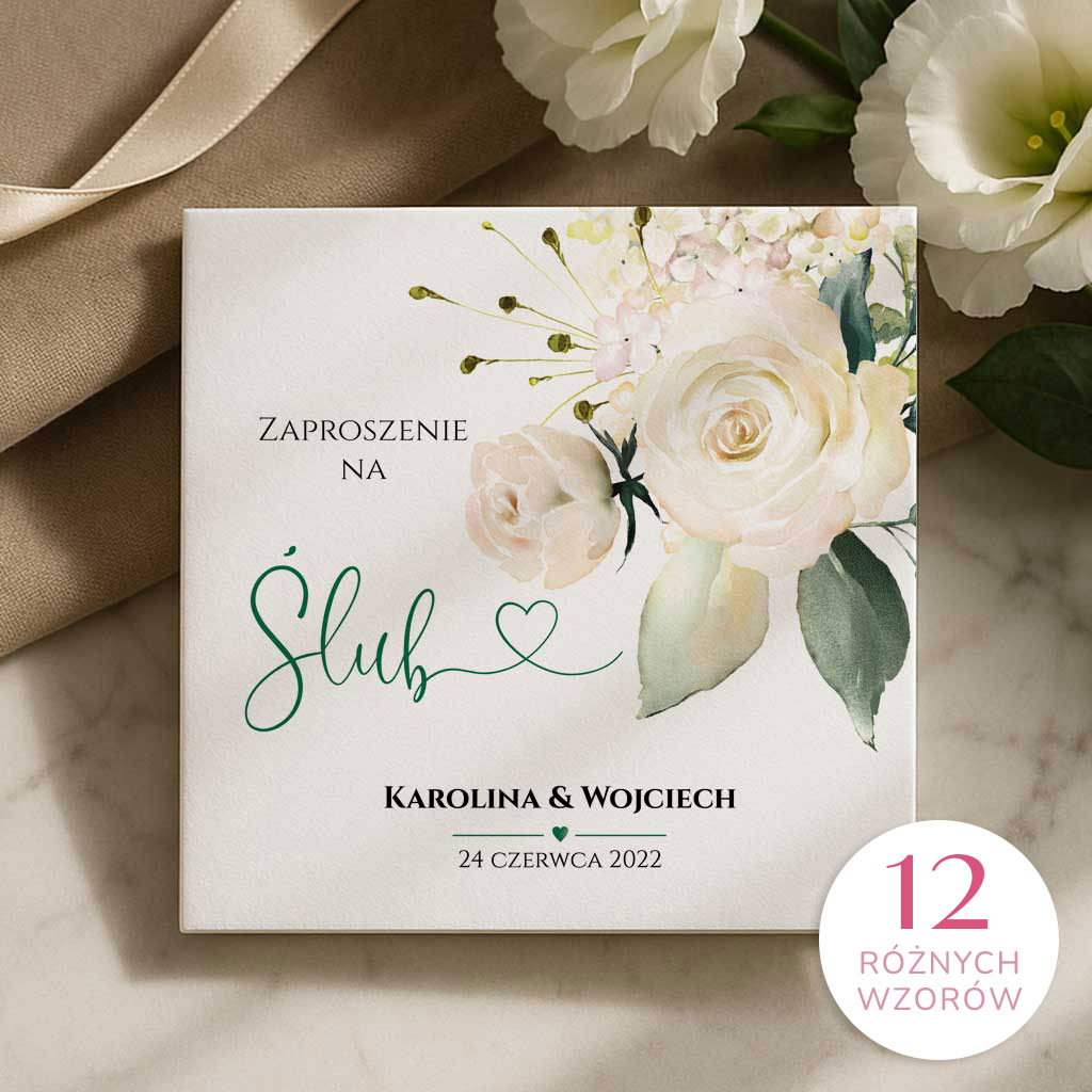 Zaproszenia Ślubne - Oliwia