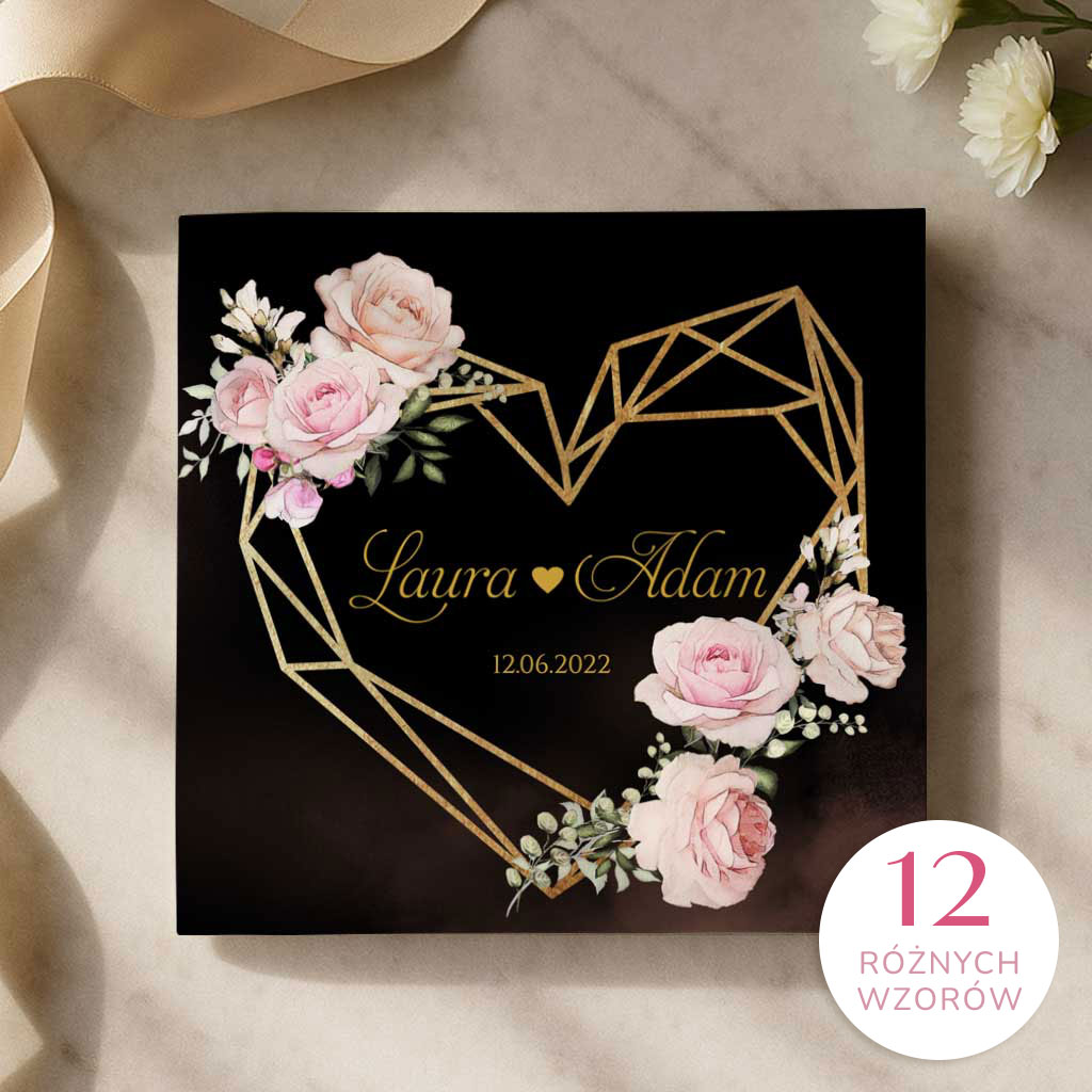 Zaproszenia Ślubne - Peonia2