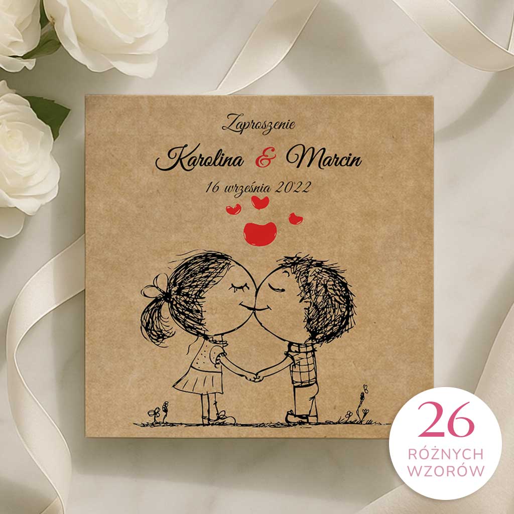 Zaproszenia Ślubne - Sawa